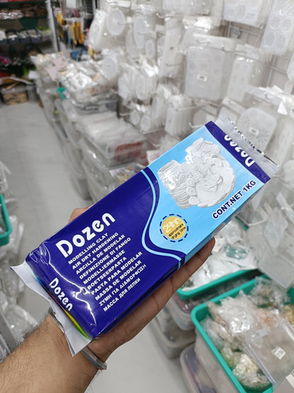Dozen Air Dry Clay White