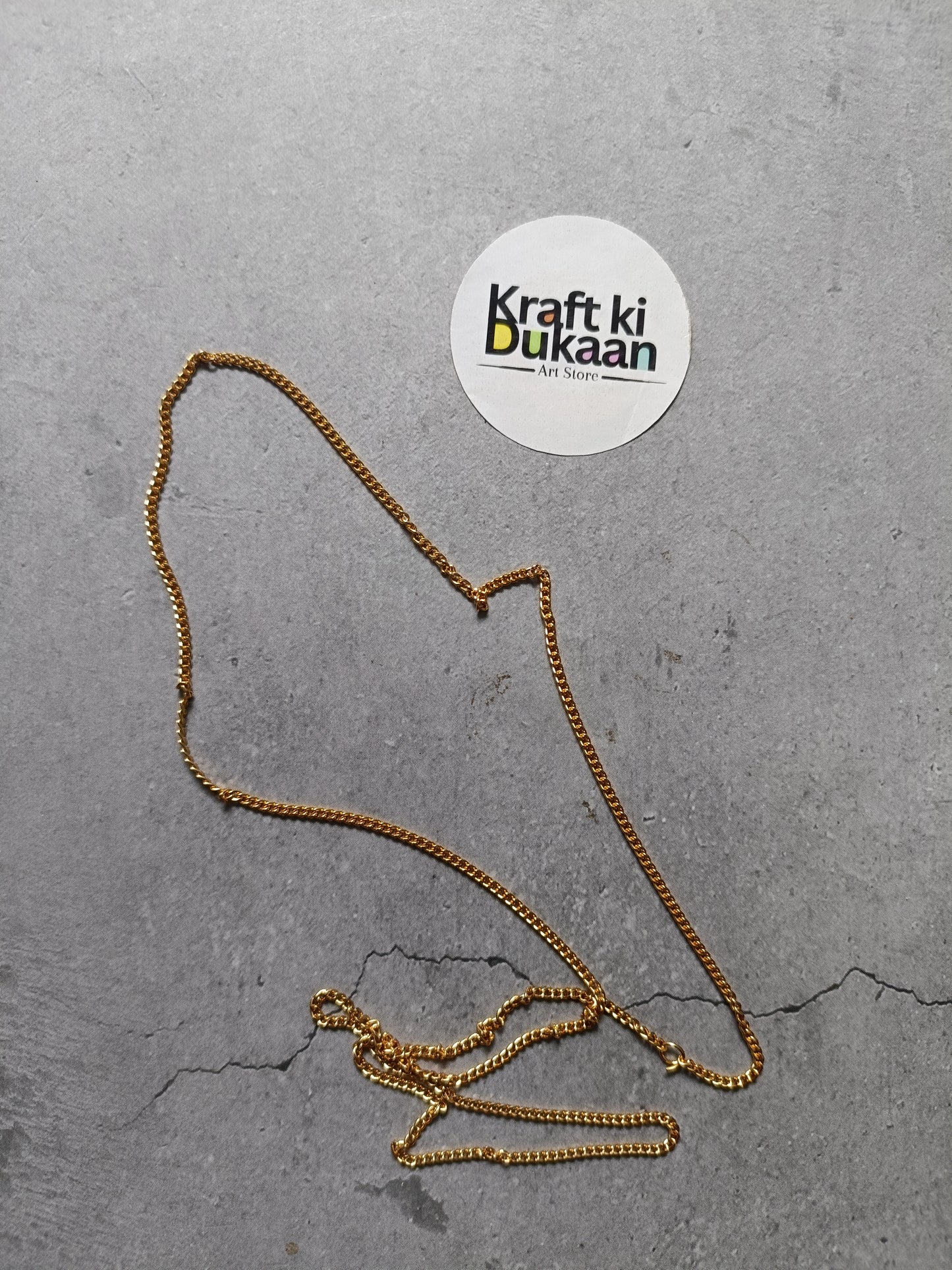 Long Chain Golden with hook Pack of 5