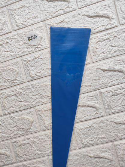 Blue flower cover sleeve, 12.5x40cm, A3 size