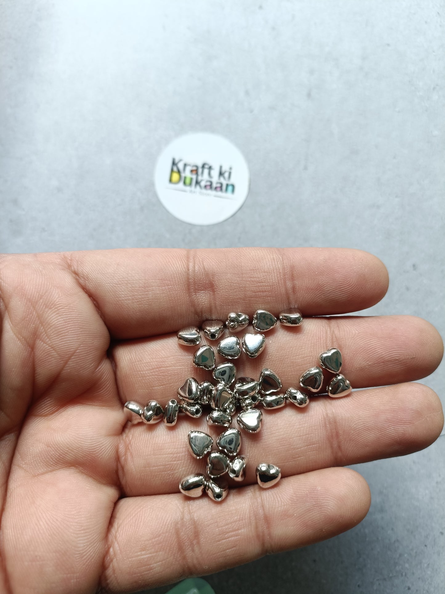 Heart Small Beads Pack of 10GM A2