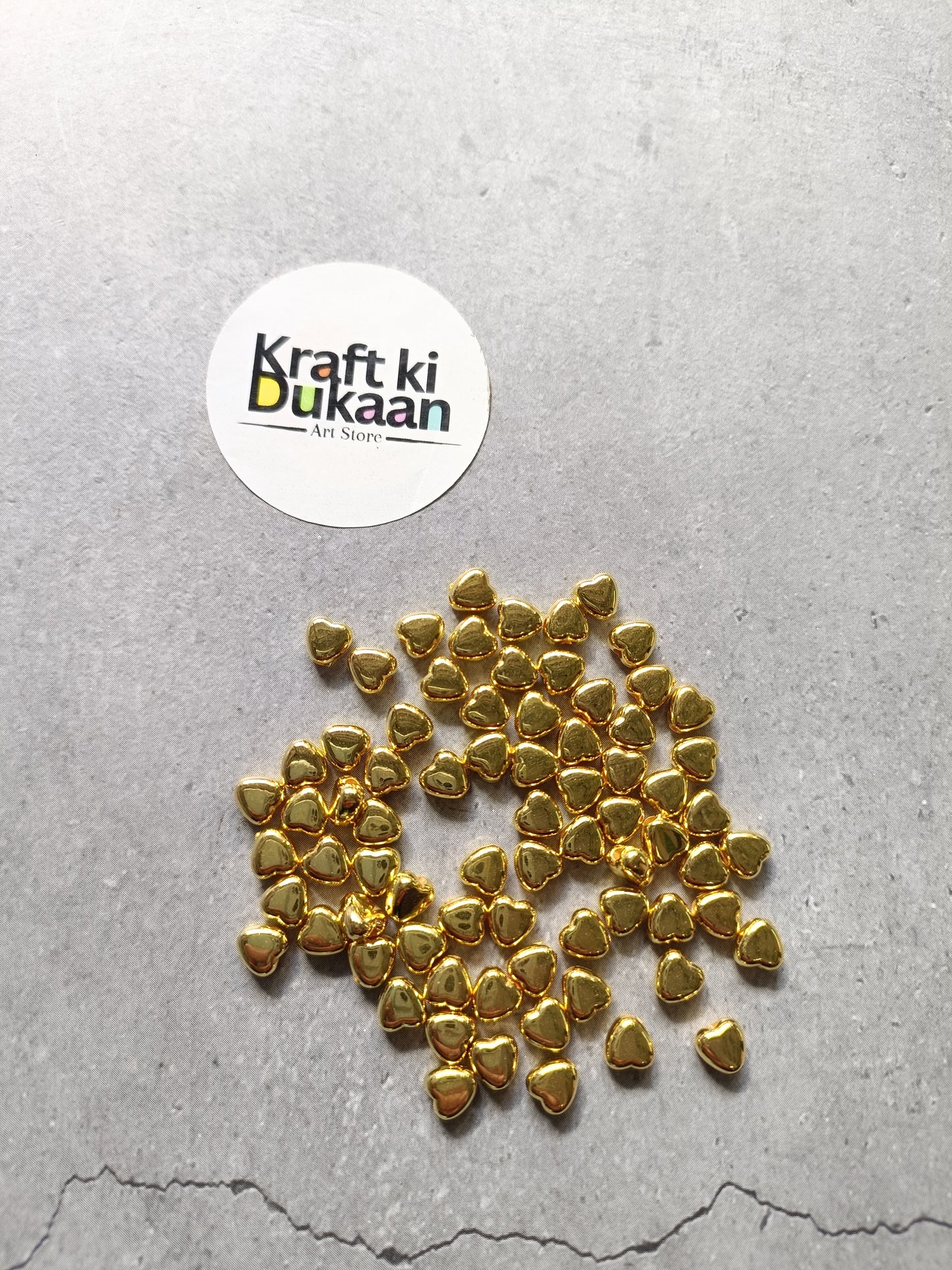 Heart Small Beads Pack of 10GM A2