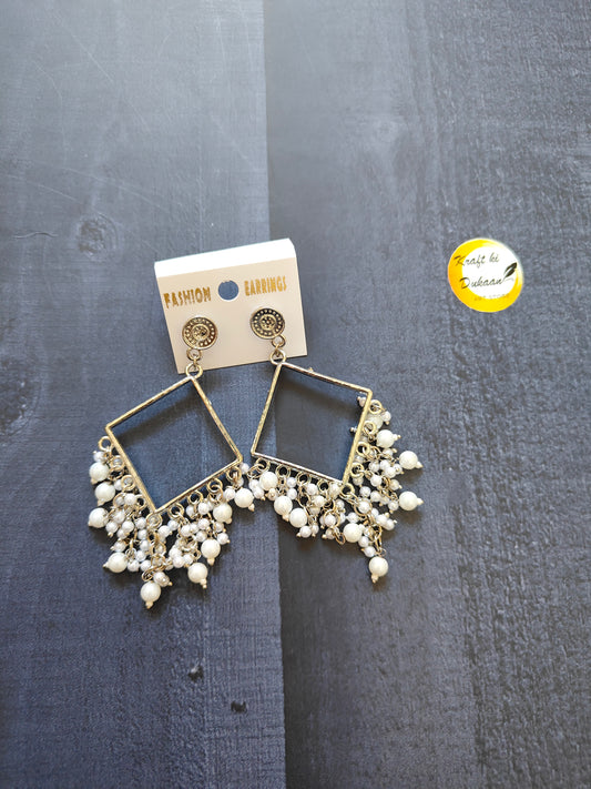 Premium Jhumka with beads layer