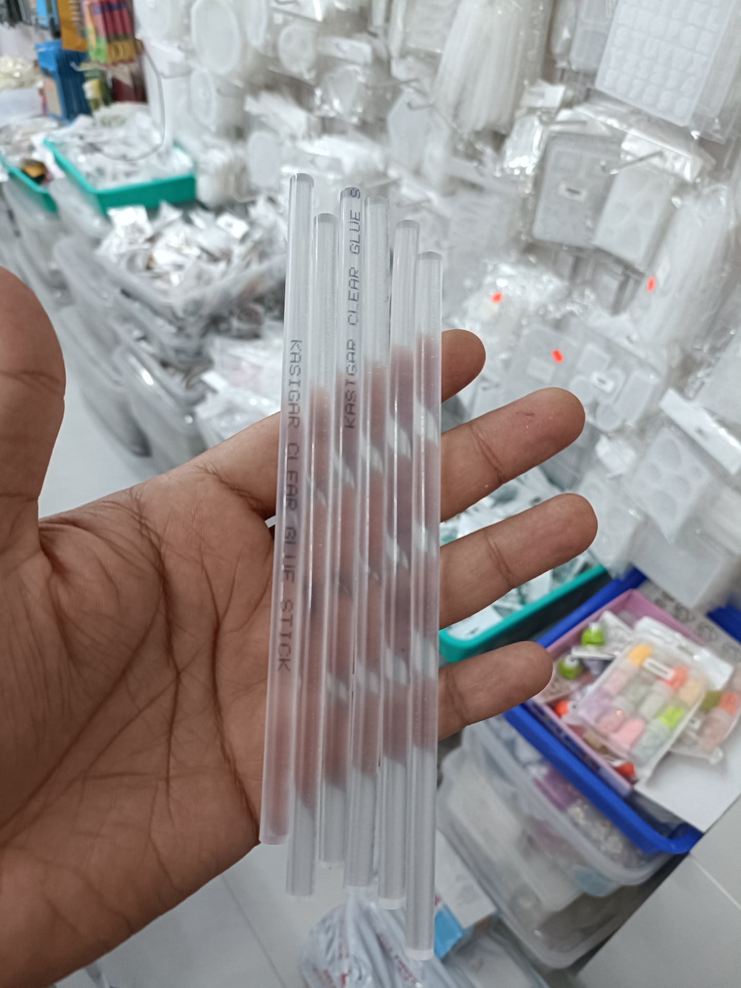 Thin Hot Glue Sticks Pack of 100