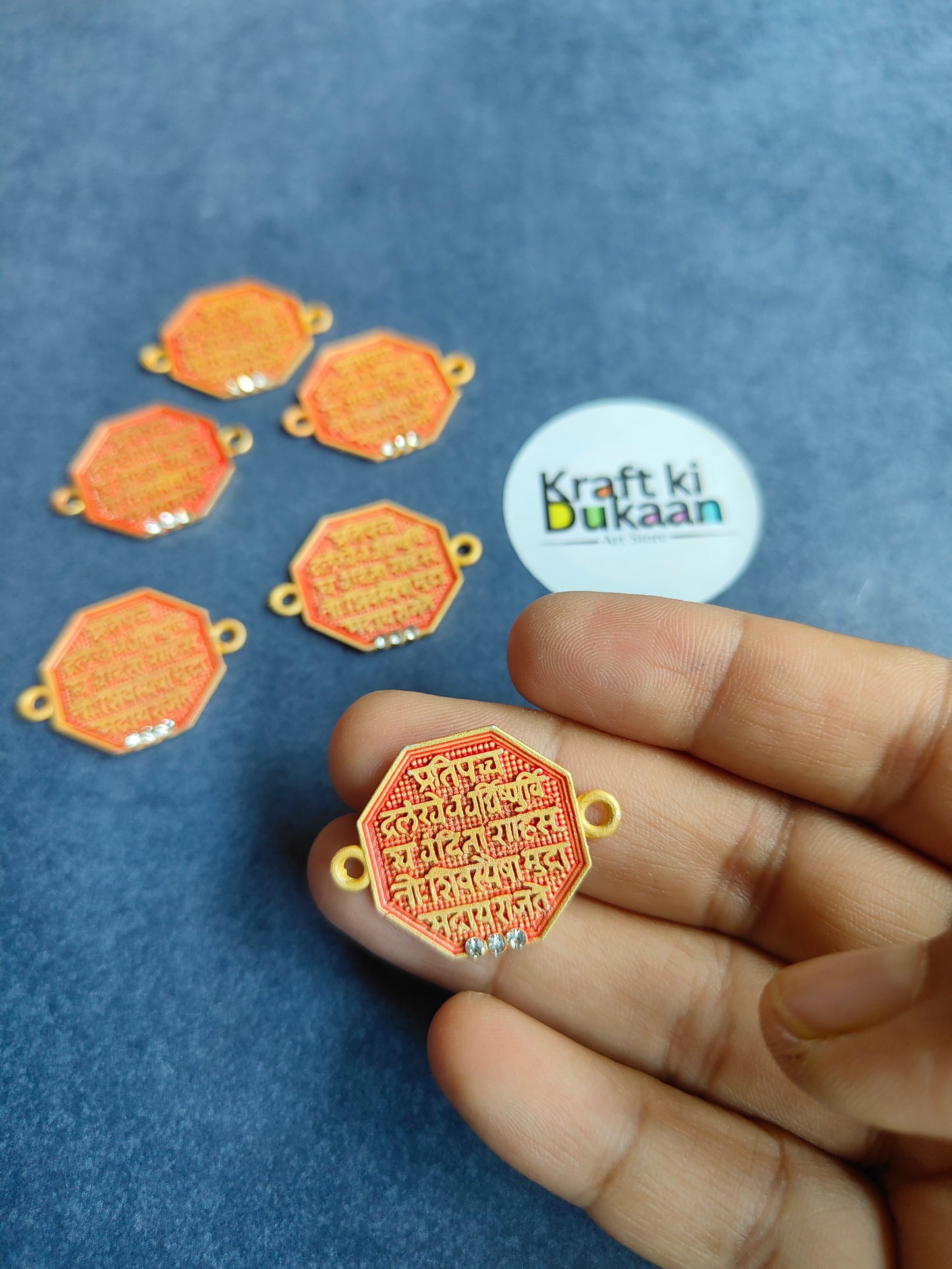Rakhi Bracelet Pendant Pack of 6 - R13