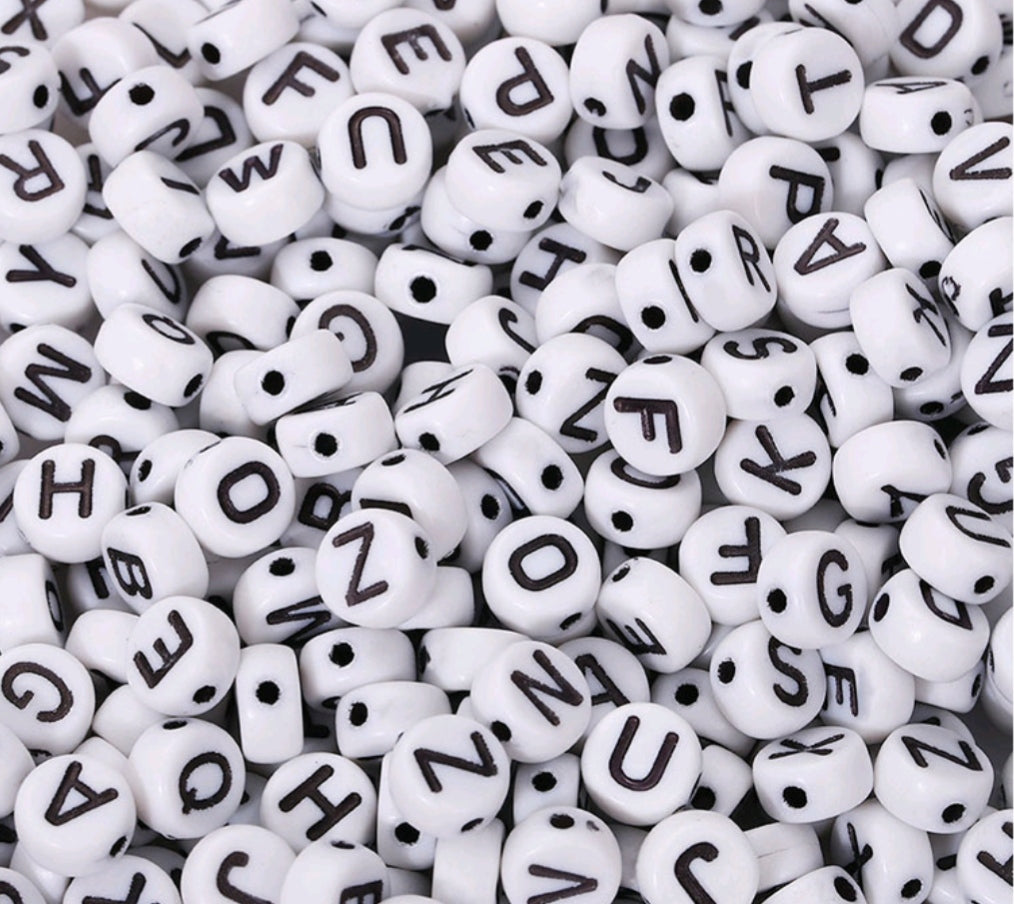 Alphabet Beads Pack of 10GM A1