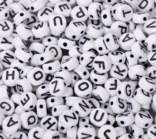 Alphabet Beads Pack of 10GM A1