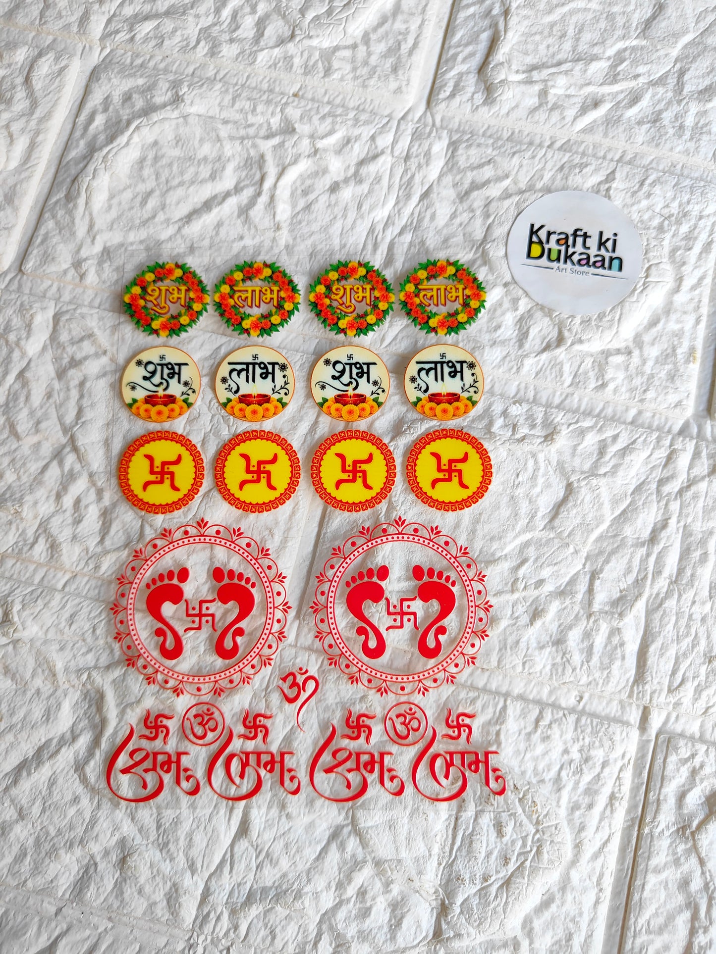 UV DTF Peel off sticker sheet J424