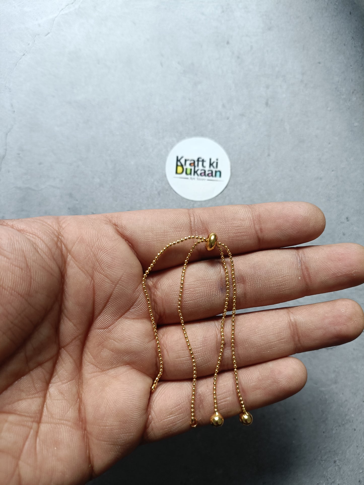 Gold Bracelet Chain Pack of 5