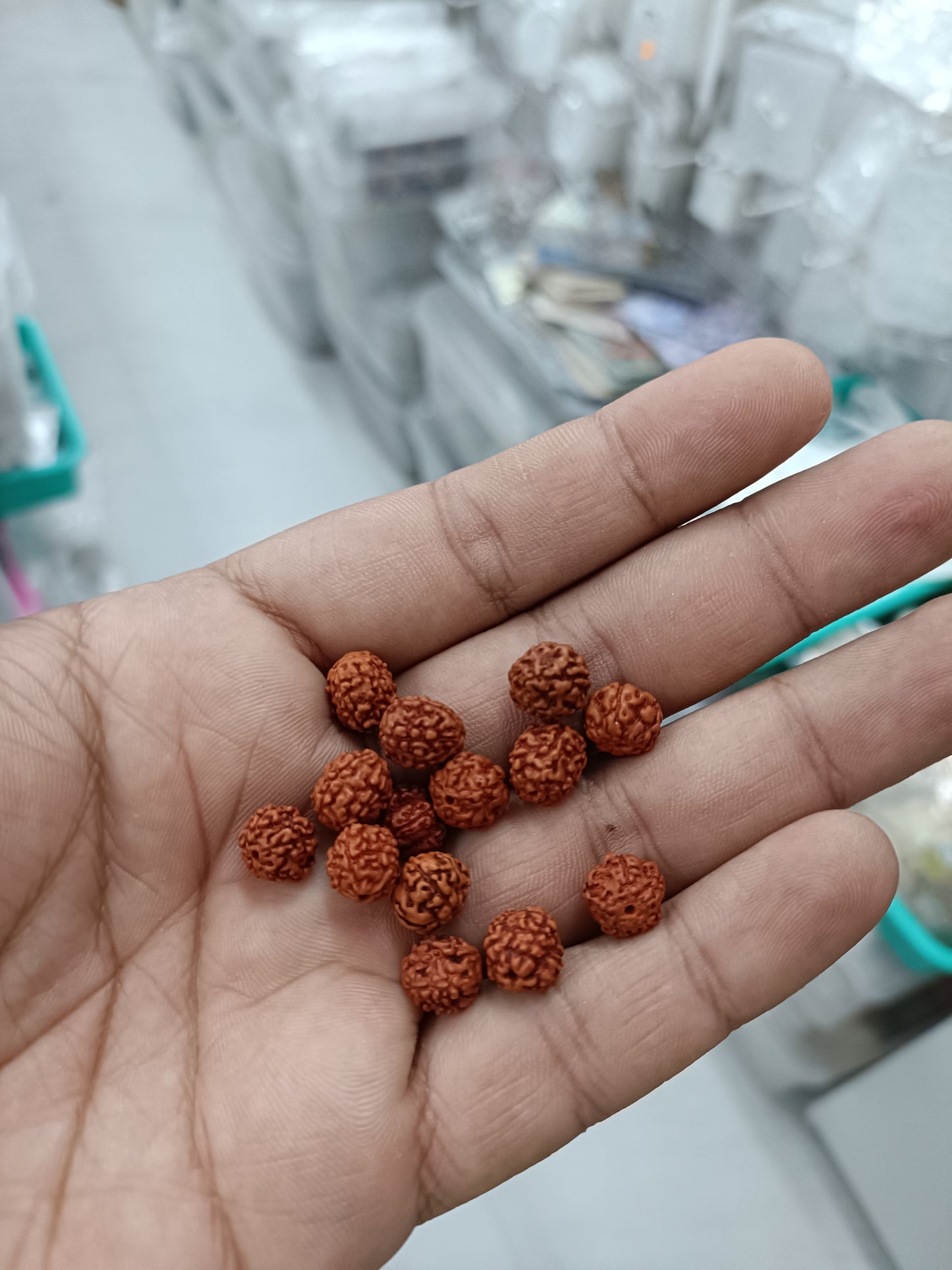 Rudraksh Wooden Beeds Pack of 25