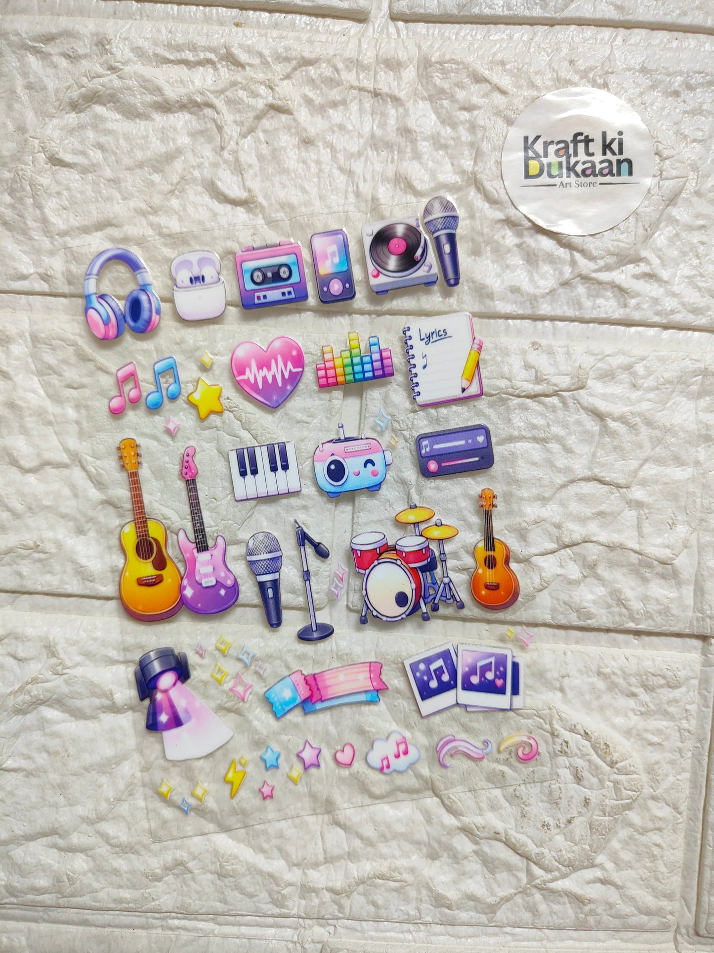 UV DTF Peel off sticker sheet J459