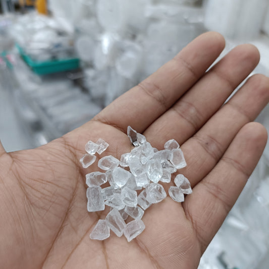 Transparent Crystal Stones 4-6MM 100GM Set