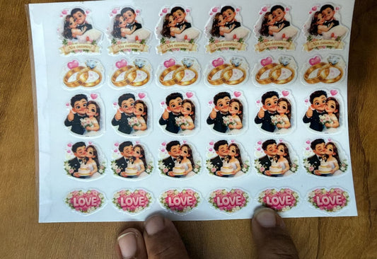 UV DTF Peel off sticker sheet J44