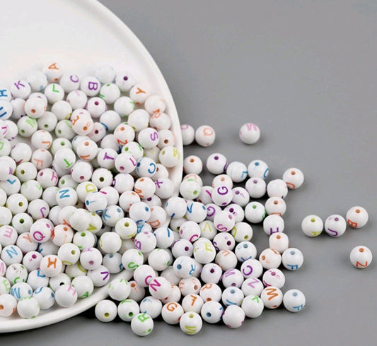 Alphabet Beads Pack of 10GM A6