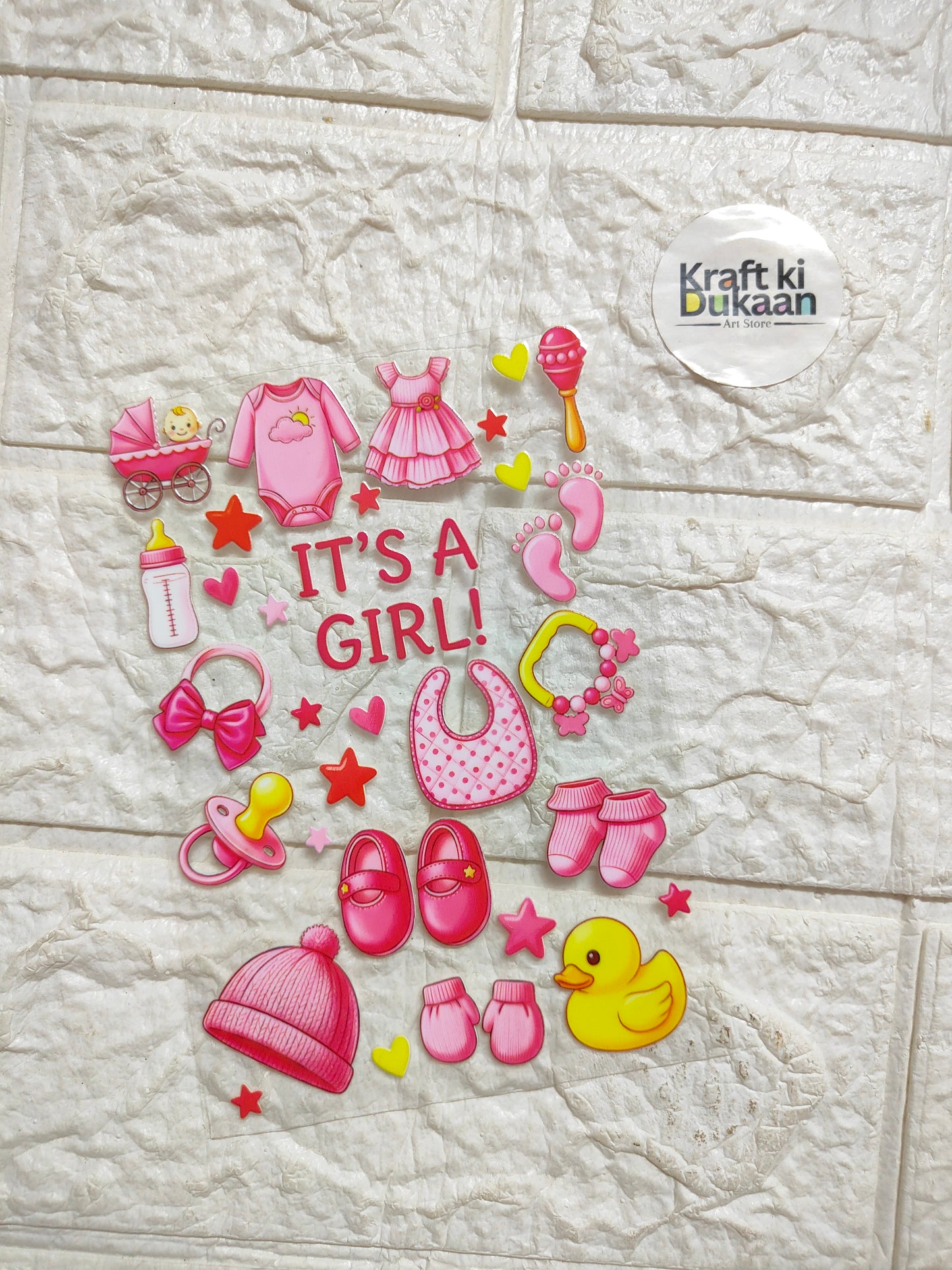 UV DTF Peel off sticker sheet J444
