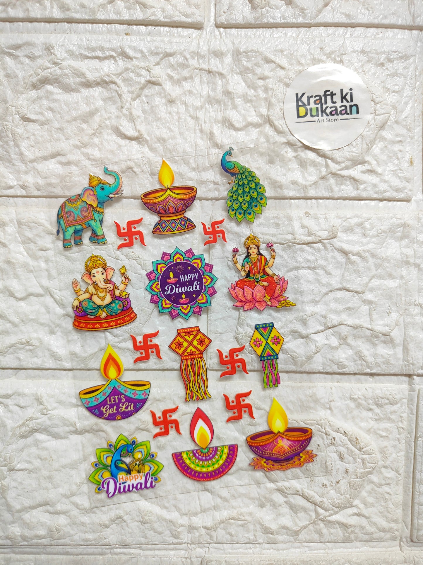 UV DTF Peel off sticker sheet J453