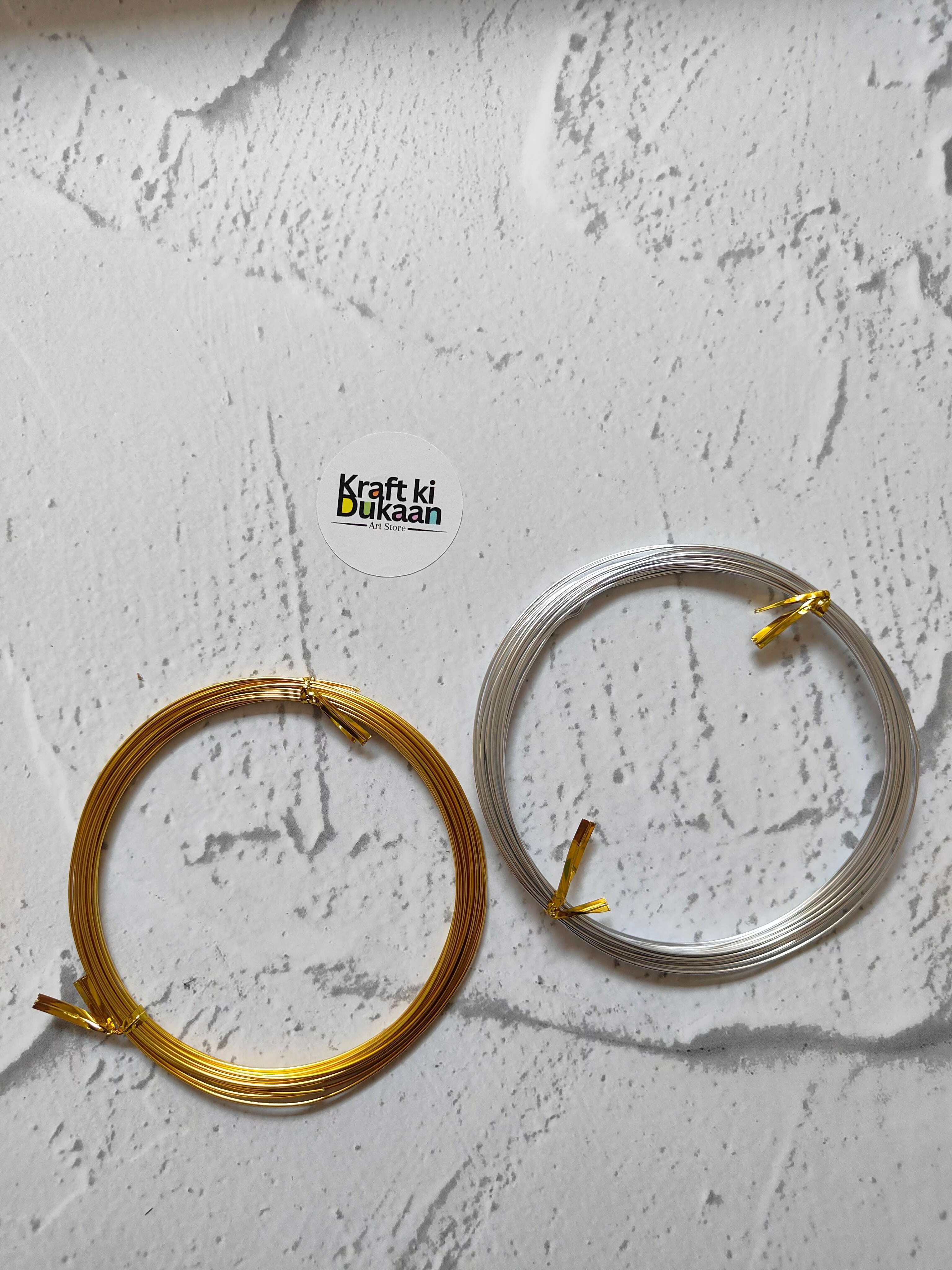 Metal Wire for Craft 5 Meter - Versatile Craft Supplies | Kraft ki Dukaan