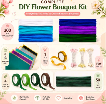 DIY Pipecleaner Bouquet Kit 01