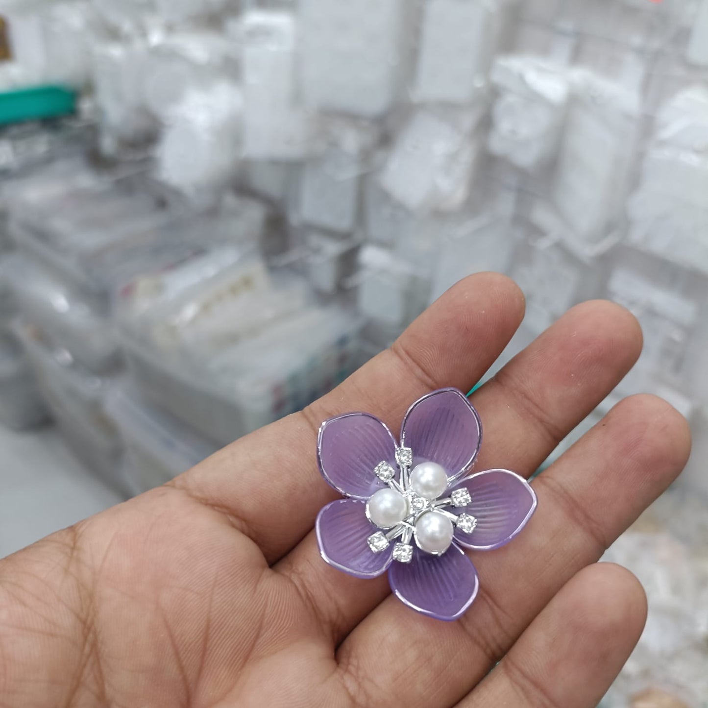 Ready Acrylic Petal pearl flowers