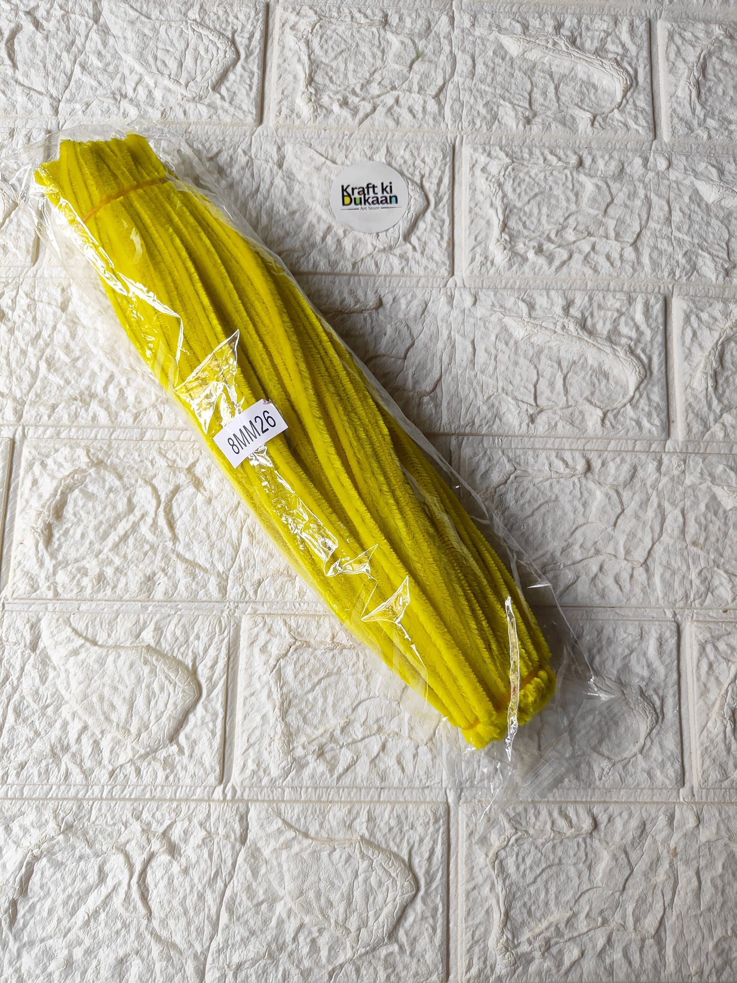 8MM Pipe Cleaners Plain 100PC Packet A2