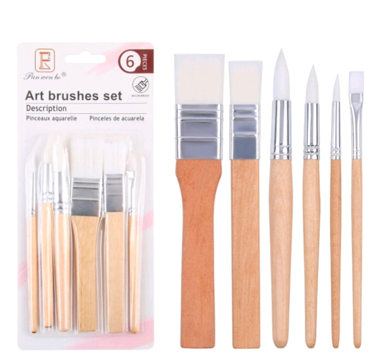 6PC Art Brush Set