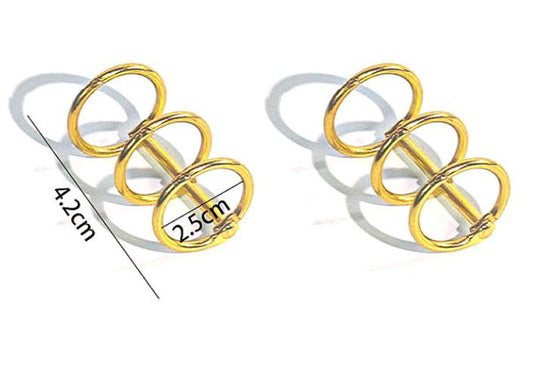3 Hole Book Ring Pack of 2