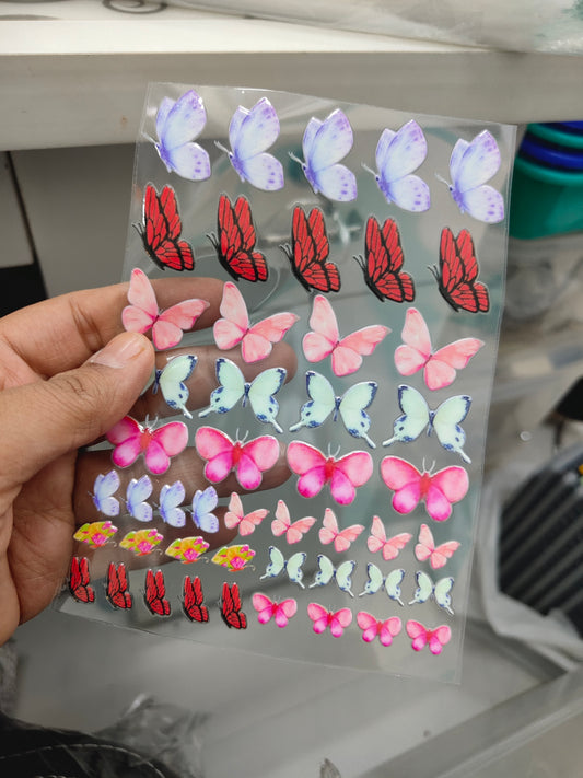 UV DTF Peel off sticker sheet J39