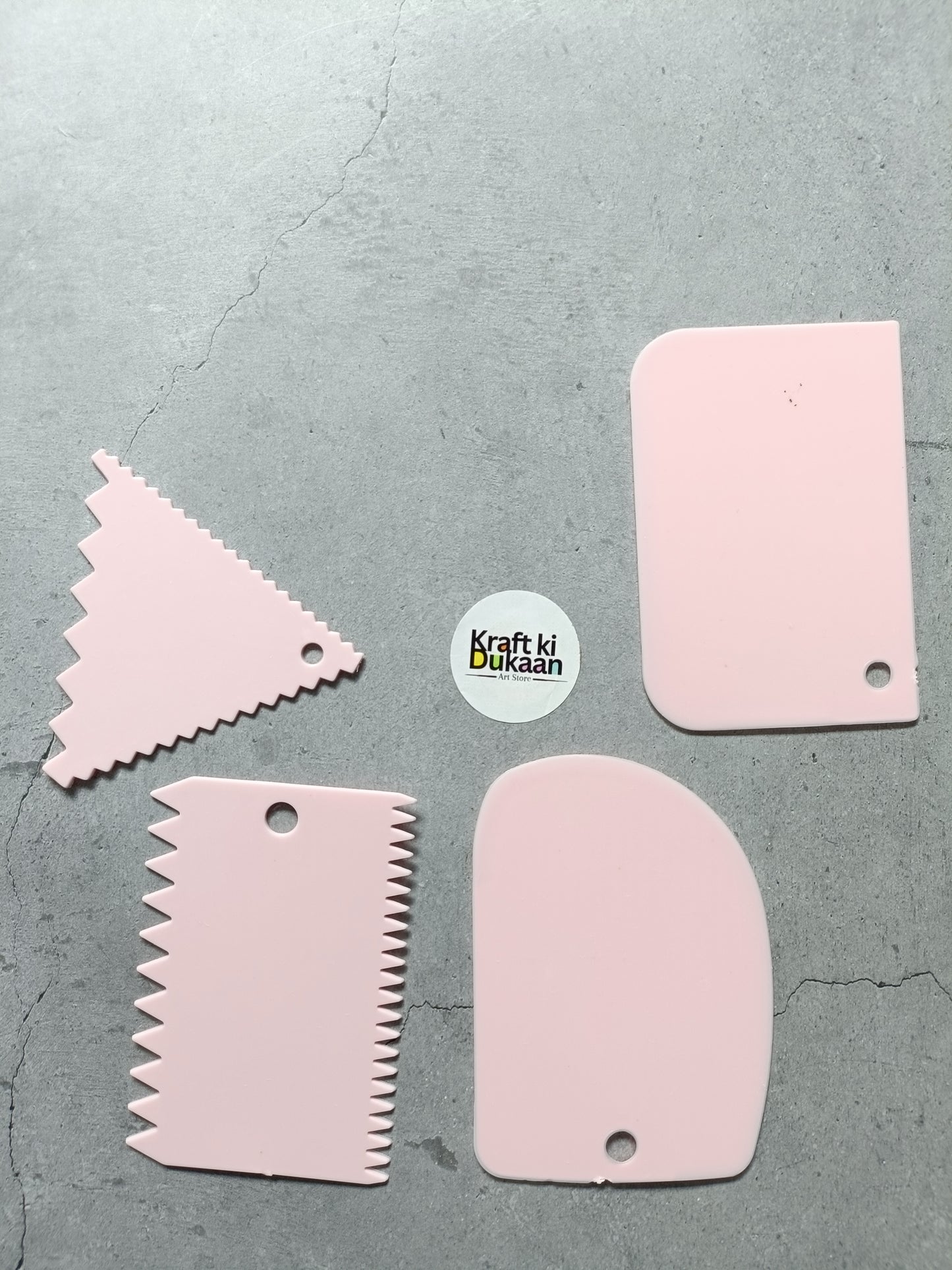 Plastic Scrappers 4PC Set