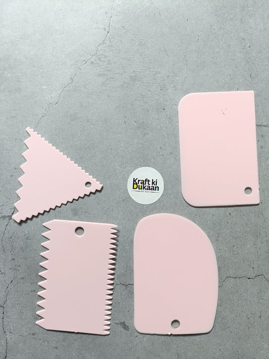 Plastic Scrappers 4PC Set