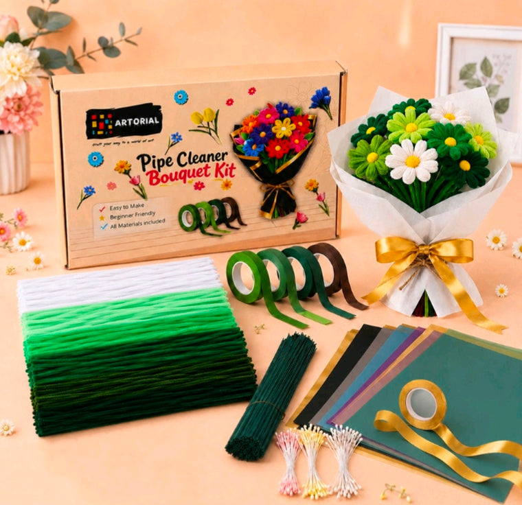 DIY Pipecleaner Bouquet Kit 04