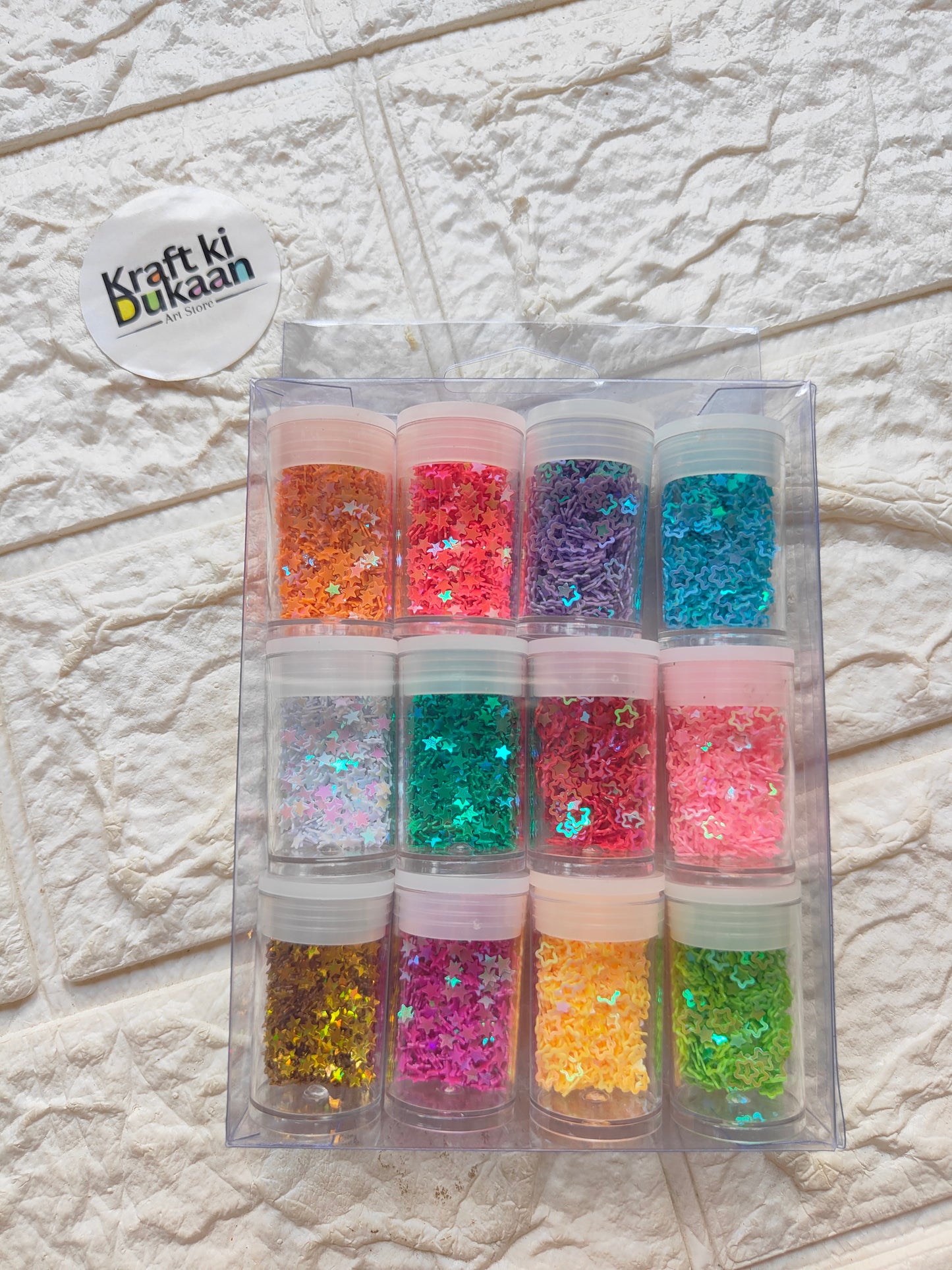 Star Shape PVC Sequins Set