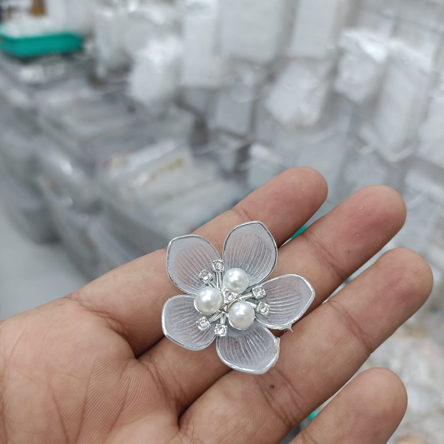 Ready Acrylic Petal pearl flowers