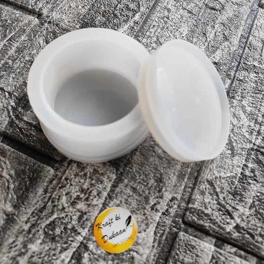 Round storage box mold by Kraft ki Dukaan for creating versatile storage containers