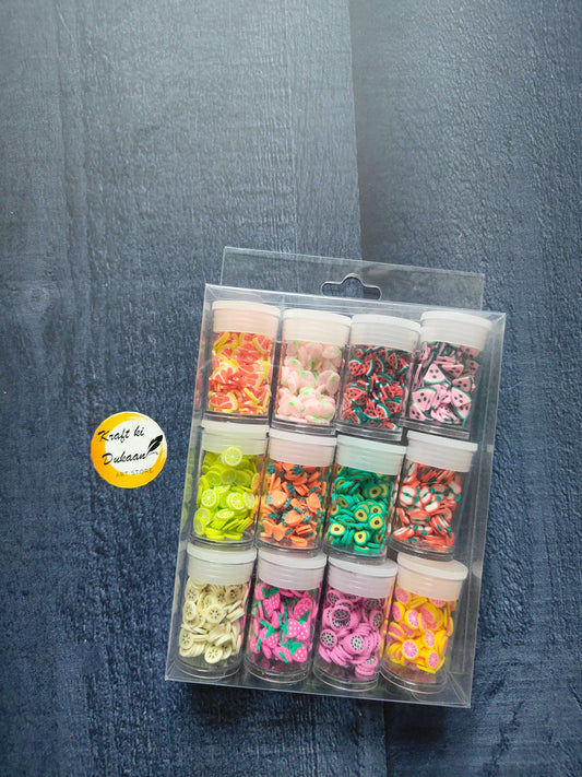 Shakers DIY Beads Multi Box A3: multi-color translucent shaker beads in organizer