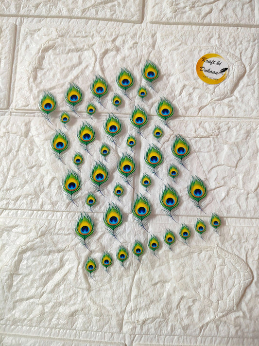 sheet-sticker-peacock-feather-design-48-pieces