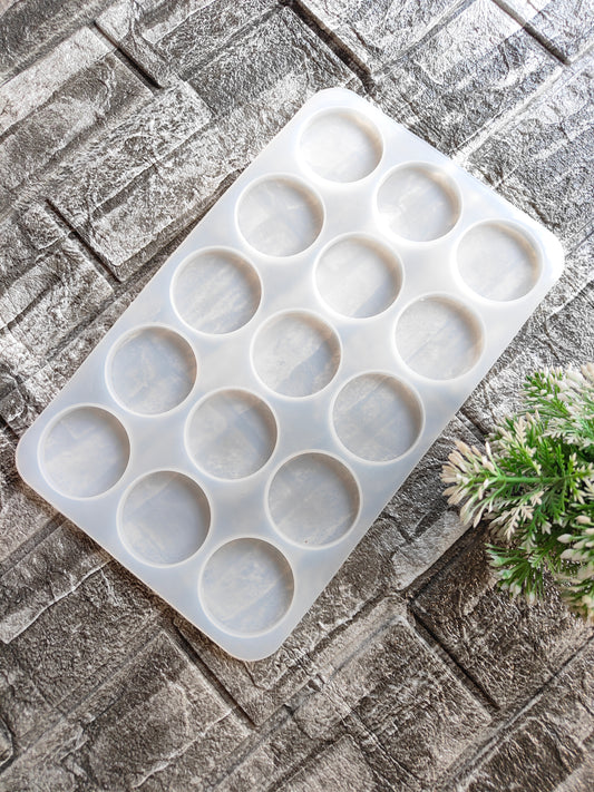 15 cavity silicone mold for crafts designed for easy removal and versatile use in DIY projects