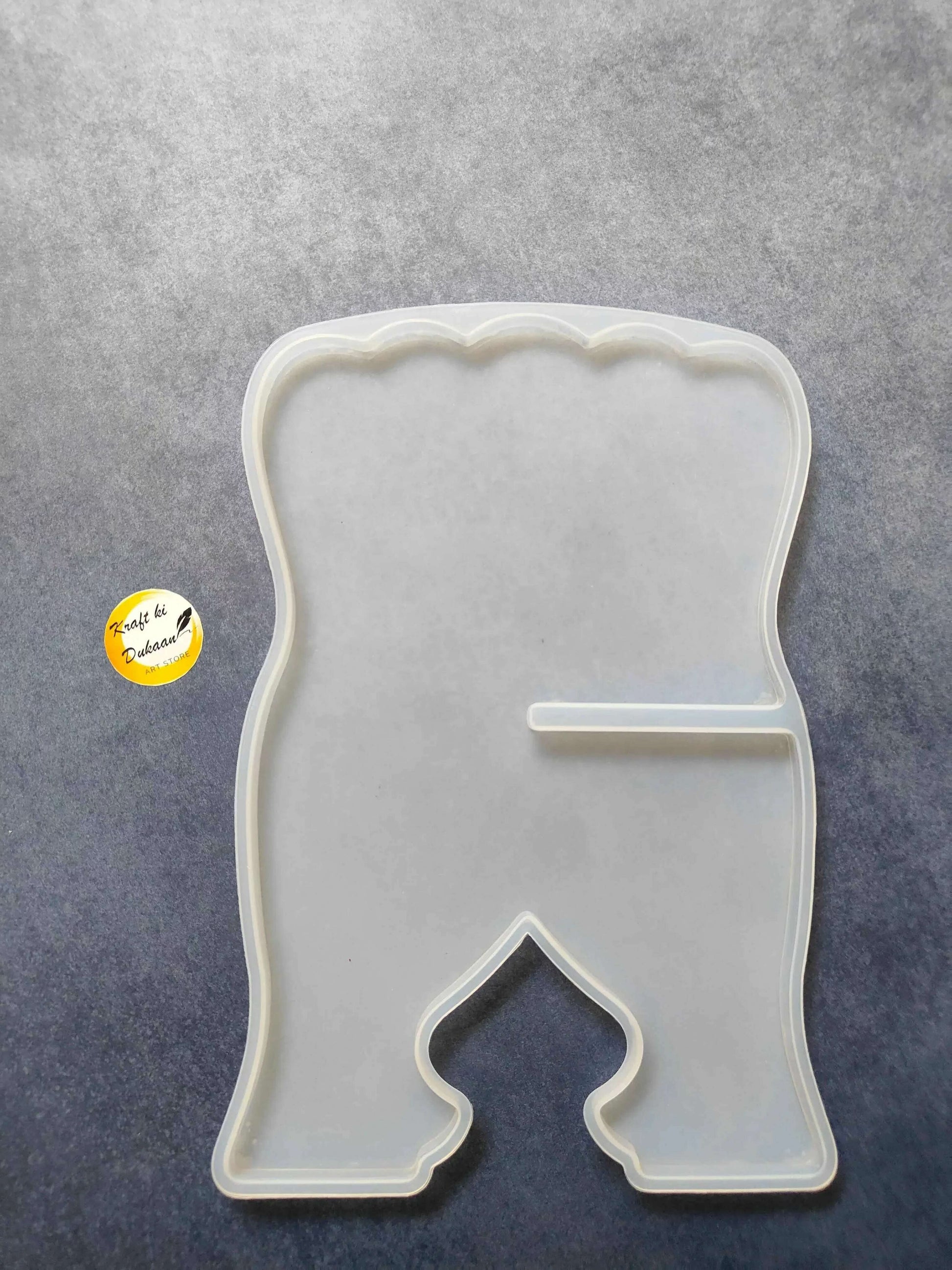 Small book stand mould, A-shape with two support cutouts