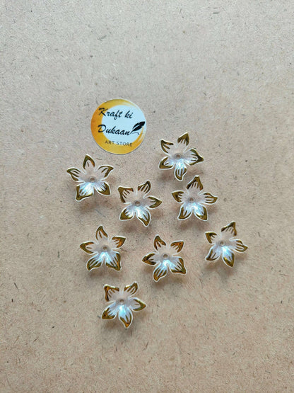 star-flower-beads-pack-gold-edged-9-pieces