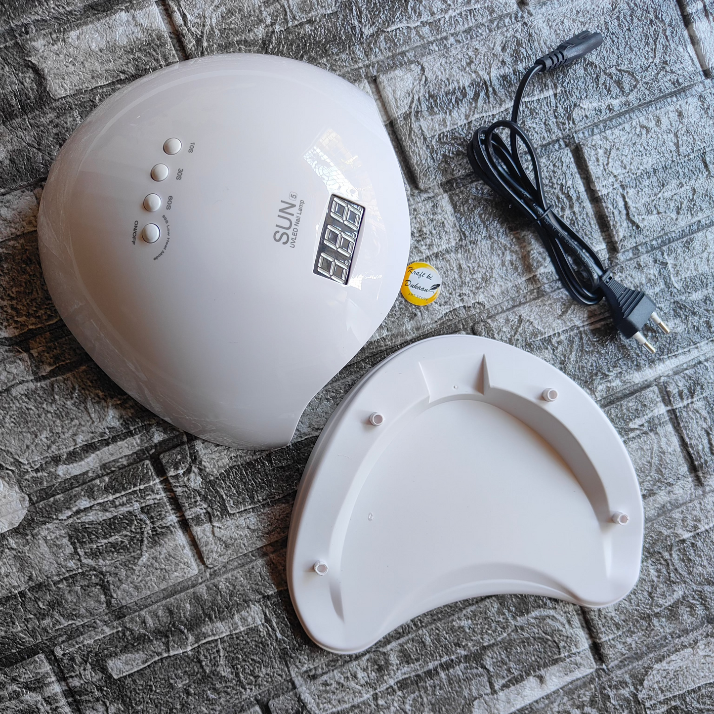 Kraft ki Dukaan UV LED lamp for resin with display and detachable base for easy use