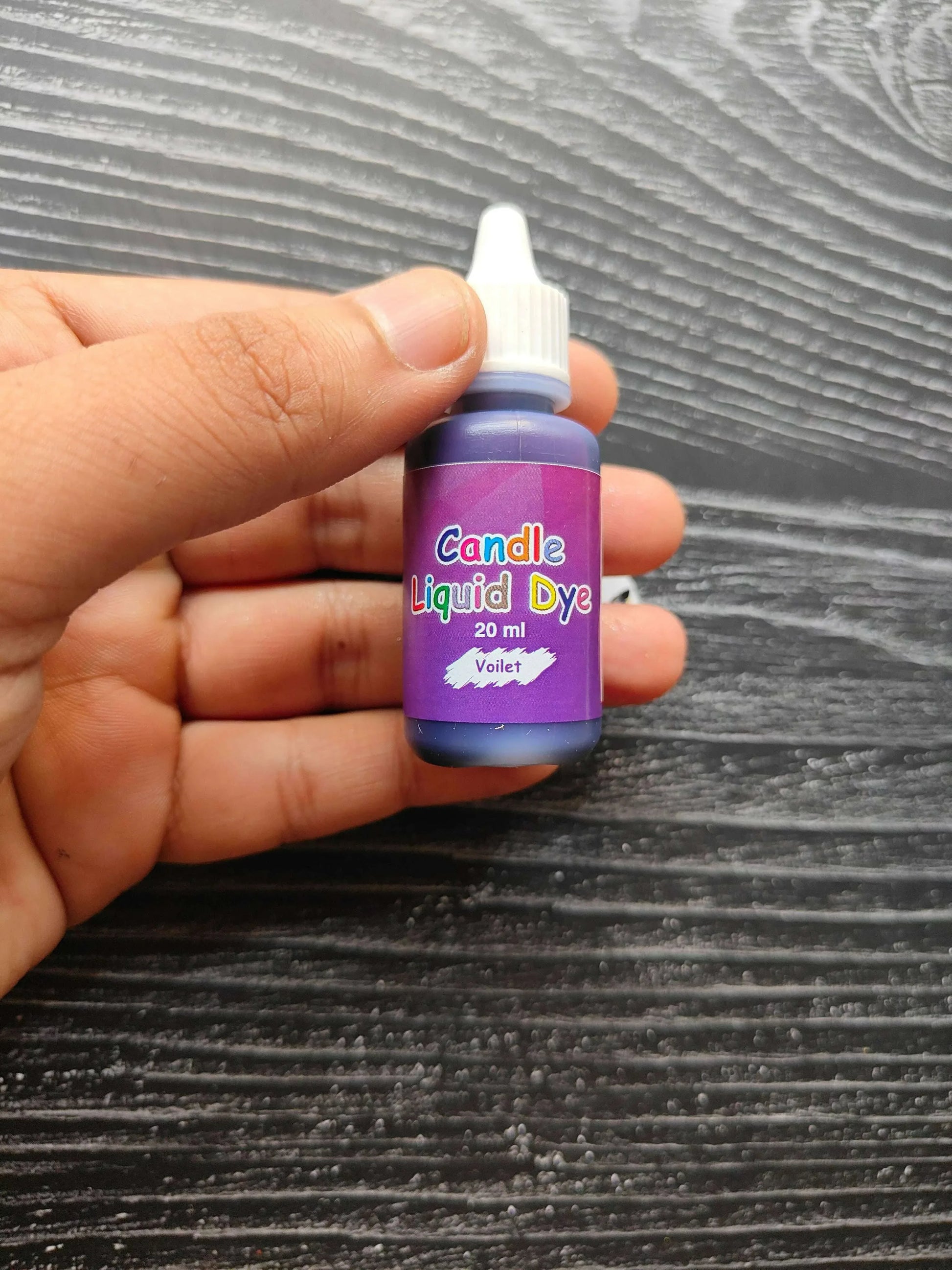 Violet candle liquid dye, 20 ml bottle