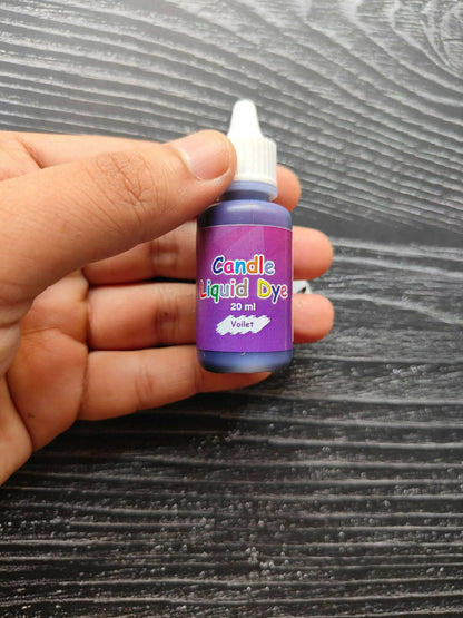 Violet candle liquid dye, 20 ml bottle
