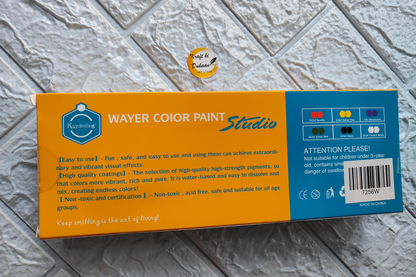 Kraft ki Dukaan watercolor paint set 25ml with vibrant colors for artists and hobbyists
