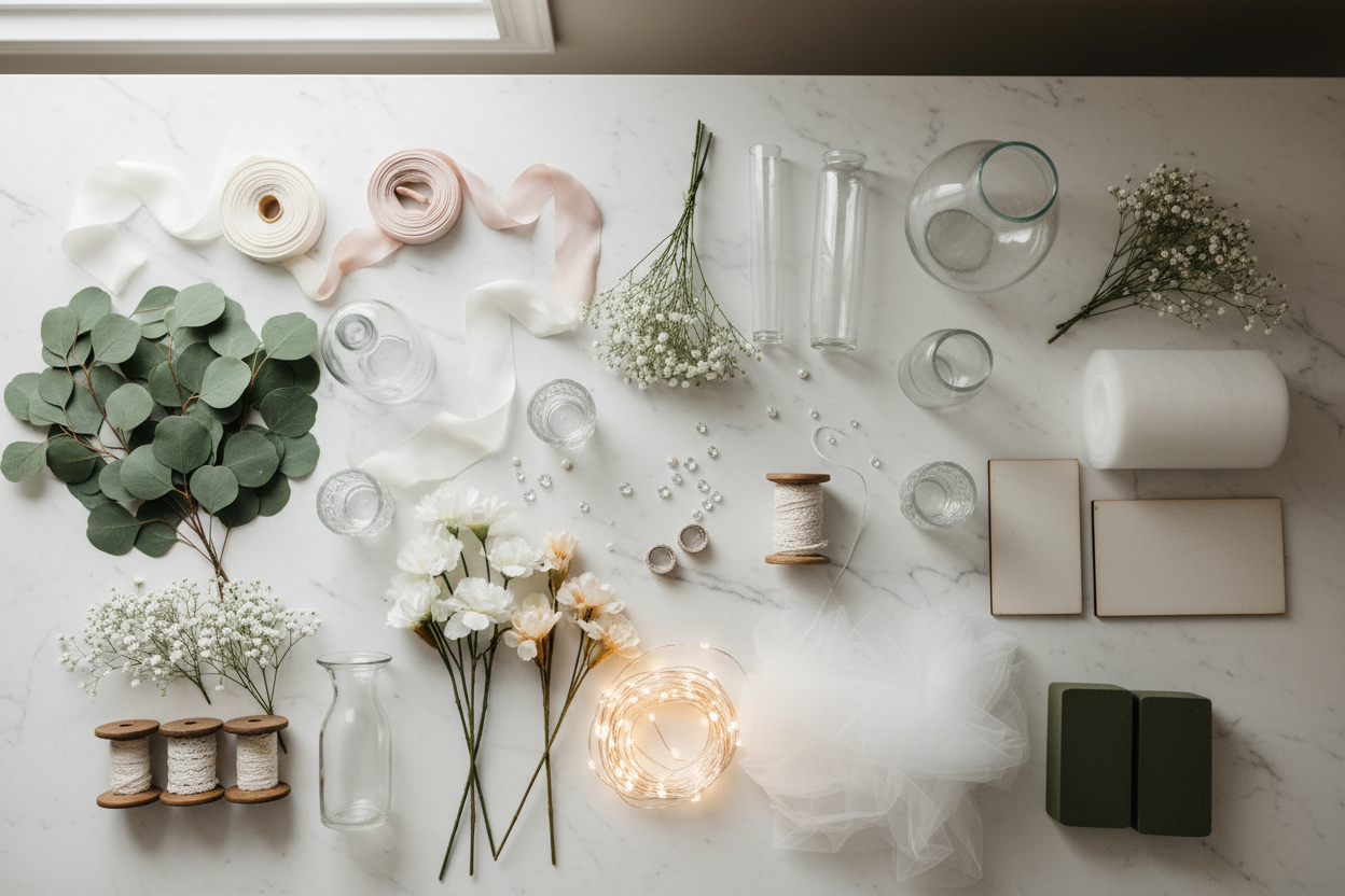 wedding decoration raw materials