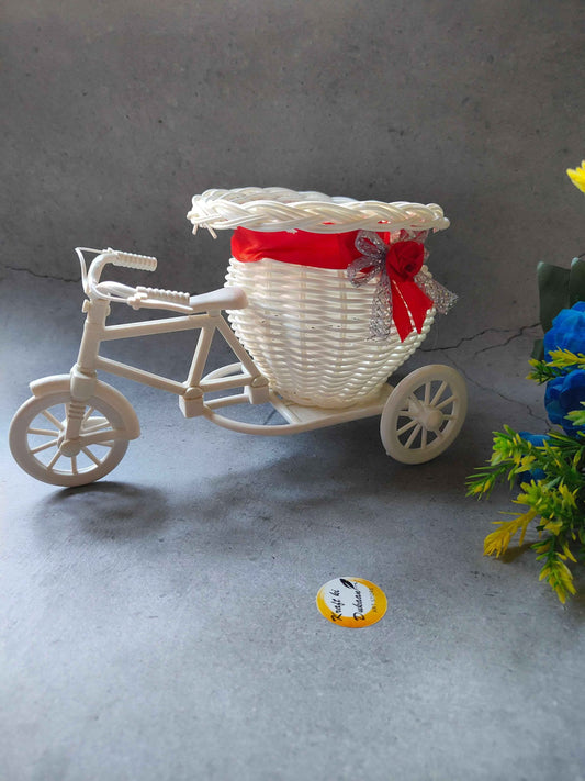 Wicker Decoration Cycle Pot Lace Basket